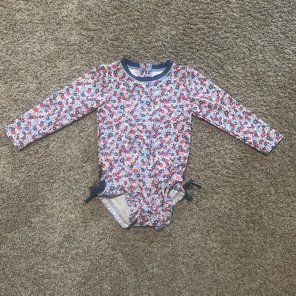Toddler Girl Ruffle Butts Swim Suit 
Size 3T